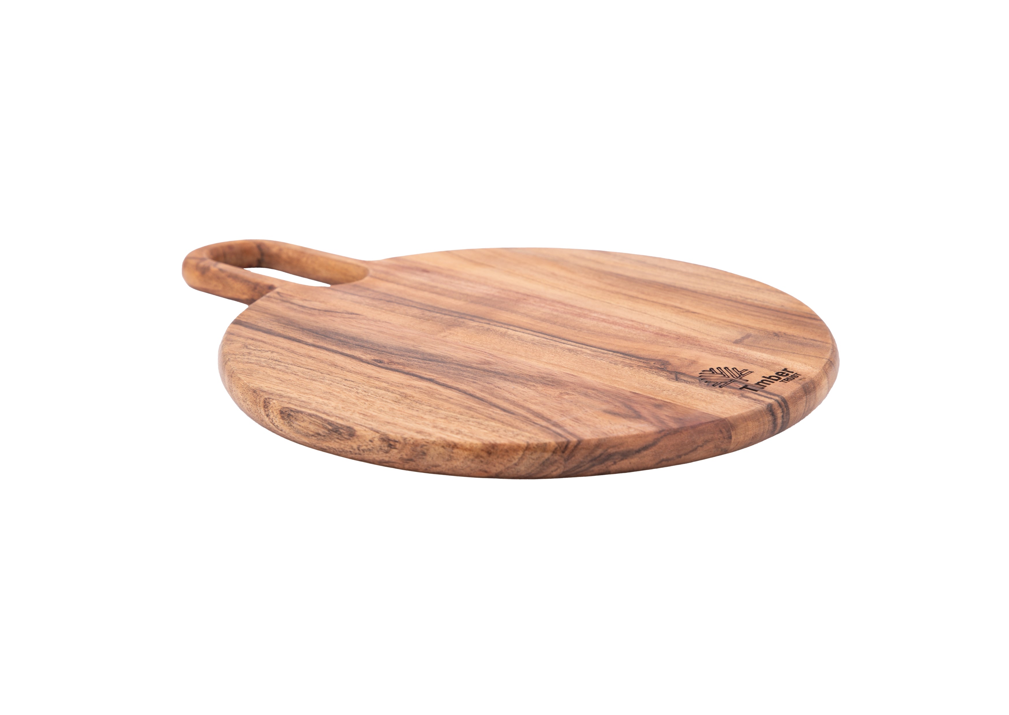 Round Wooden Chopping Board with Handle