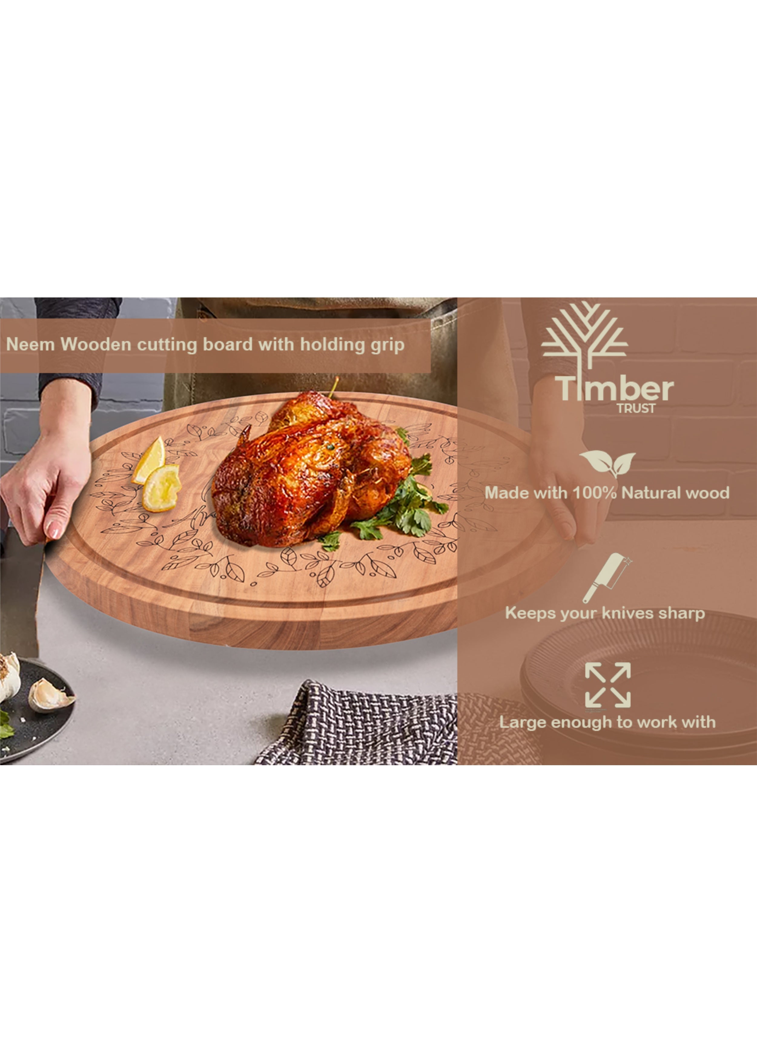 Neem Wooden Cutting Board