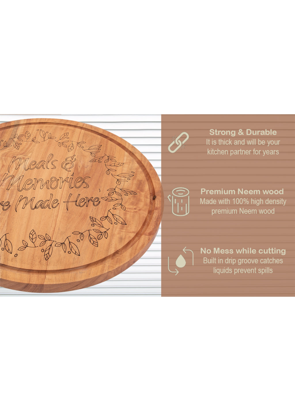 Neem Wooden Cutting Board
