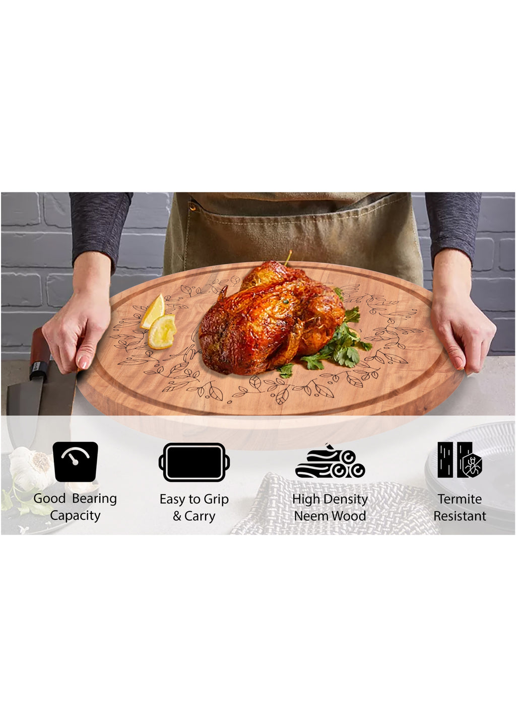 Neem Wooden Cutting Board