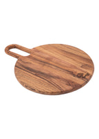 Round Wooden Chopping Board with Handle