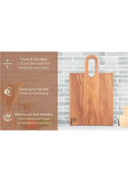 Rectangular Wooden Chopping Board with Handle