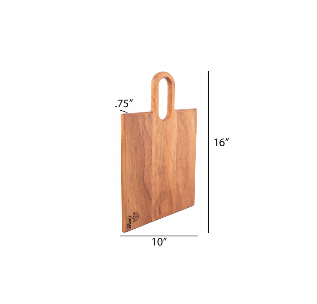 Rectangular Wooden Chopping Board with Handle