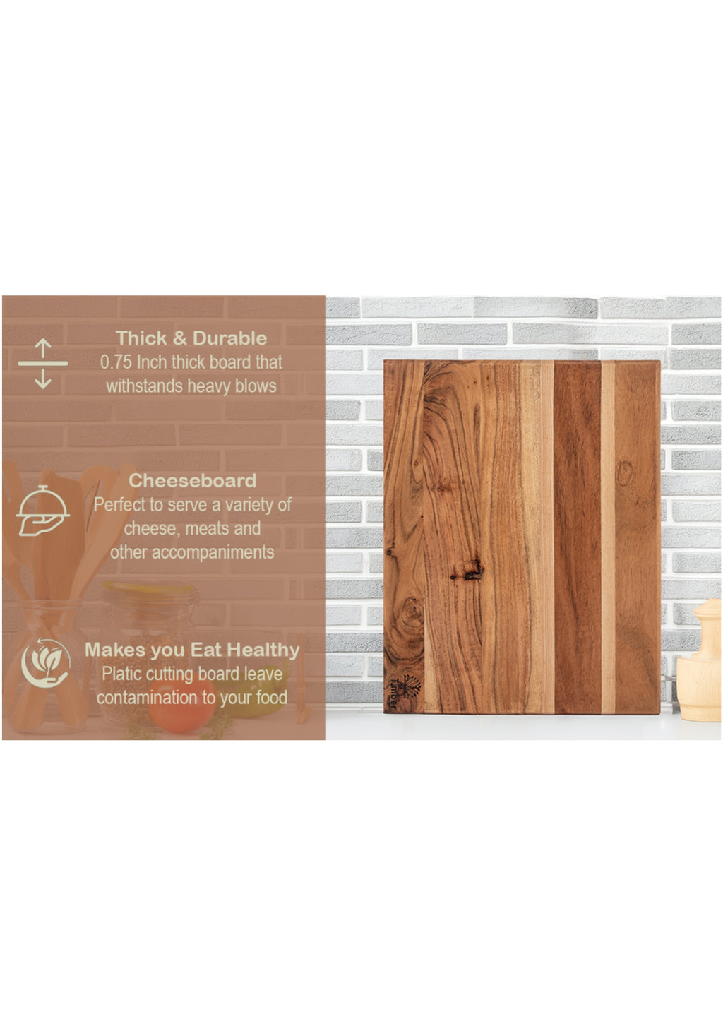 Rectangular Wooden Chopping Board