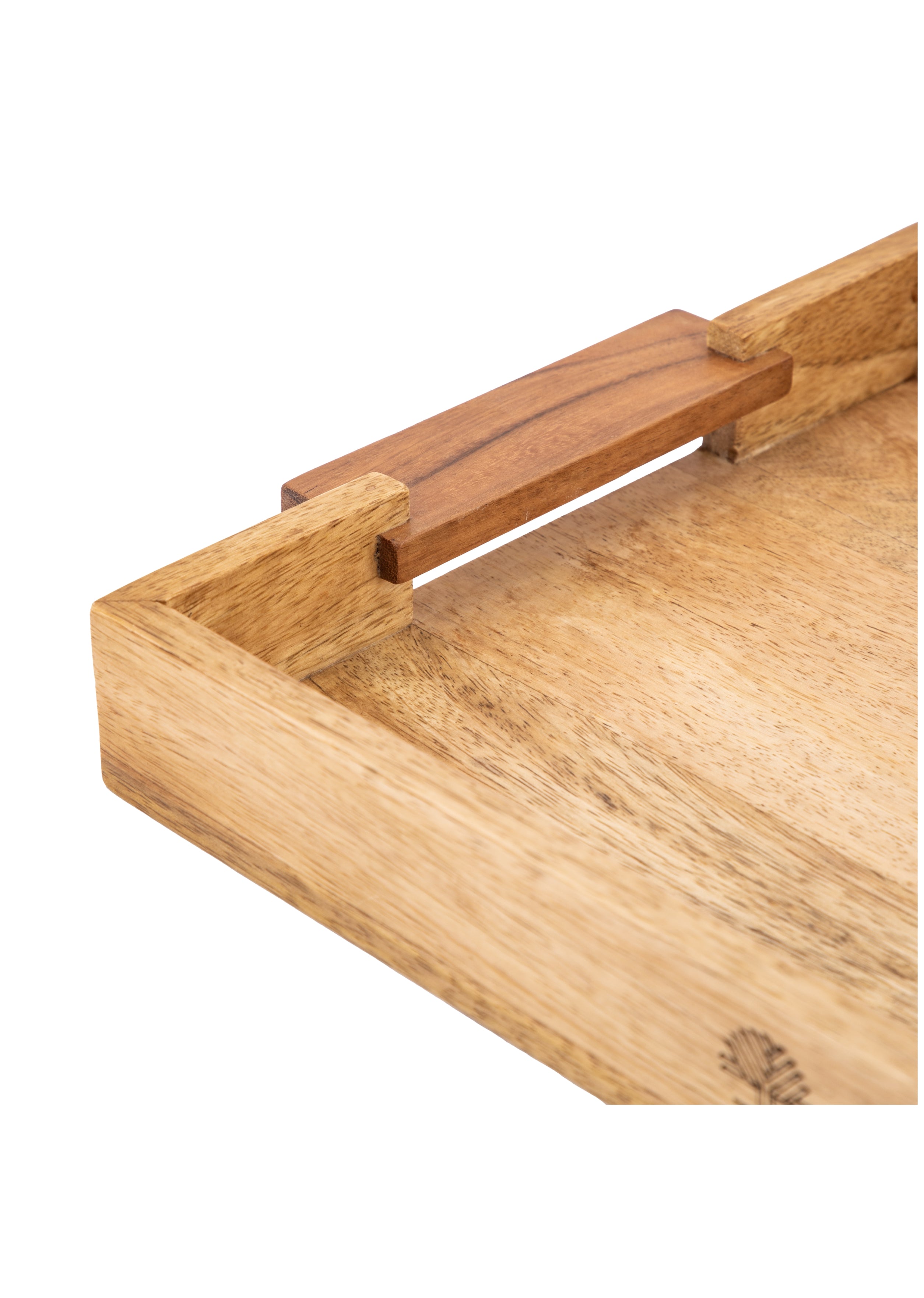 Mango Wood Serving Tray with Handles