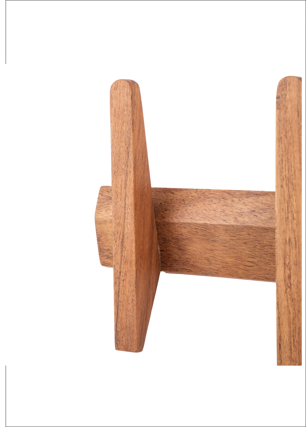 Wooden Wall Hooks, Rustic Wood Wall Hook, Heavy-Duty Coat Hooks, Ideal for Hanging Towels, Clothes, Hats, Bags & Keys