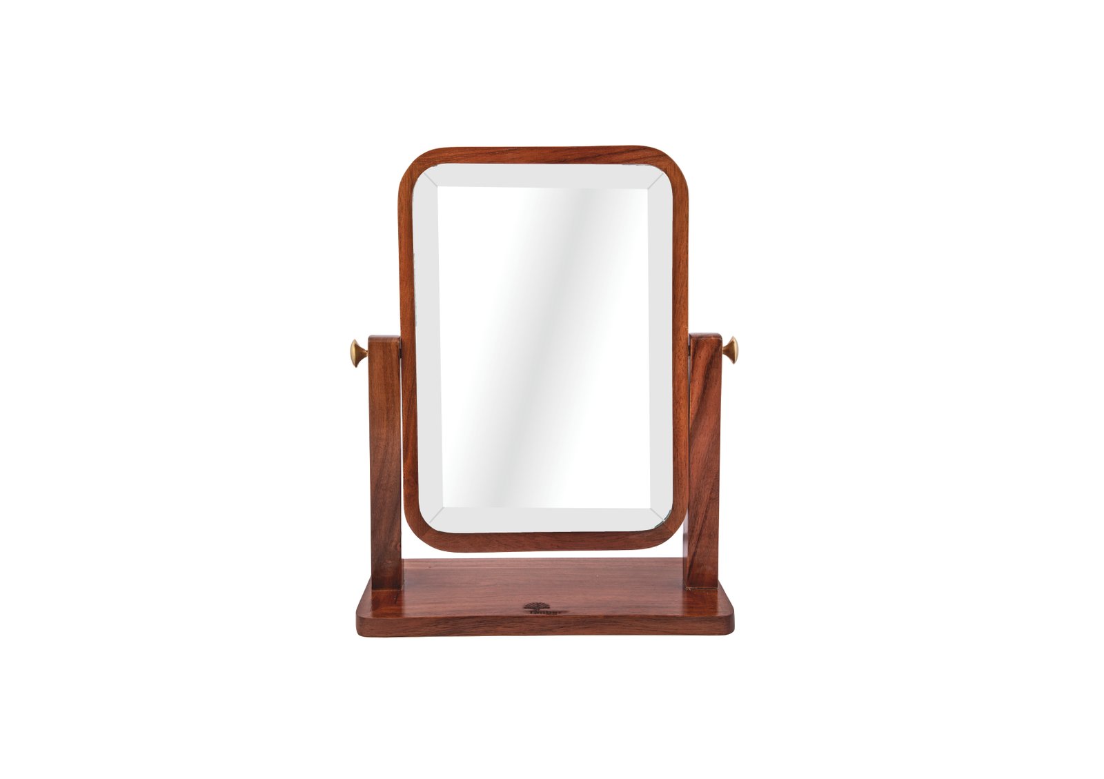 Timber Trust Acacia Wood Make Up Mirror
