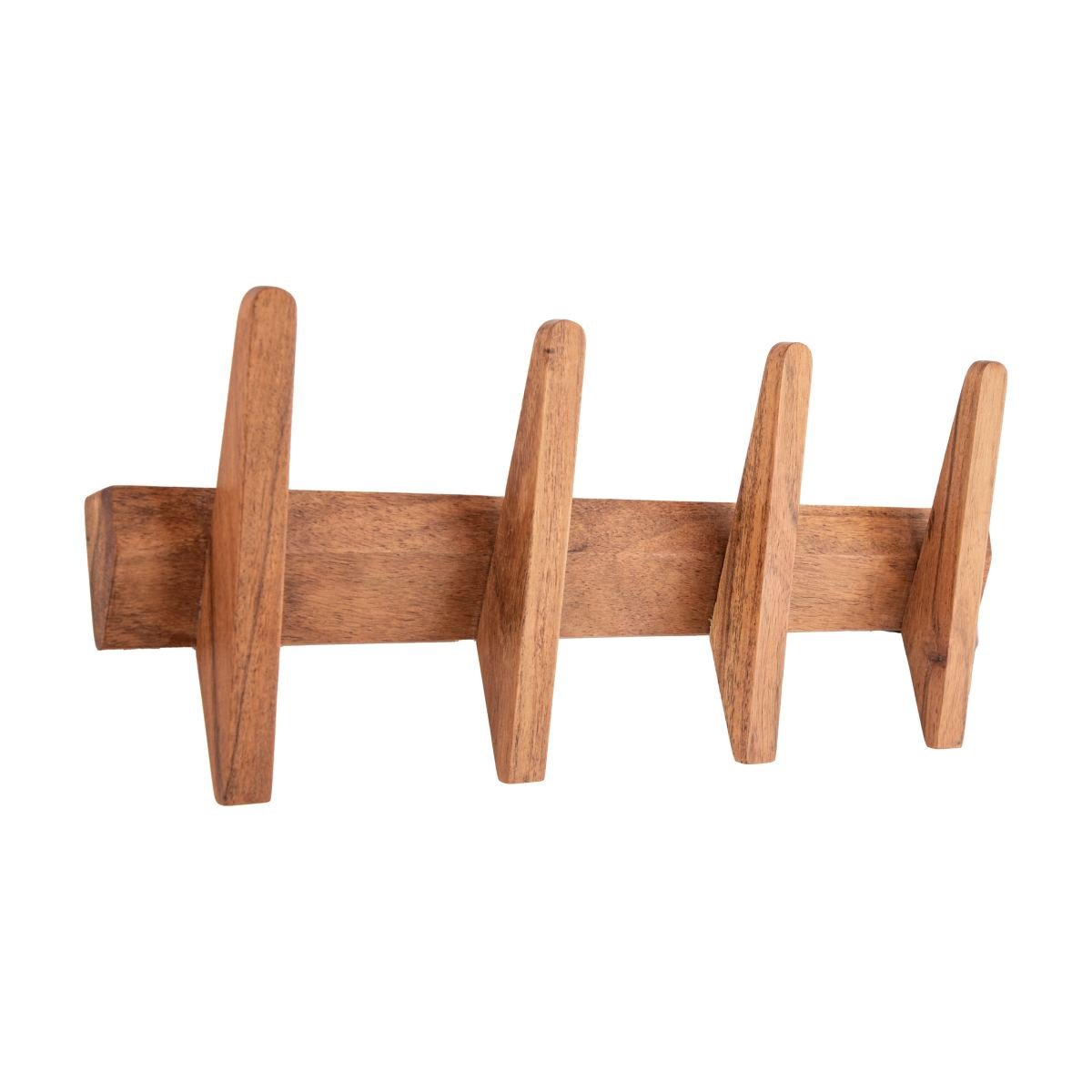 Timber Trust Acacia Wood Wall Hook Rack