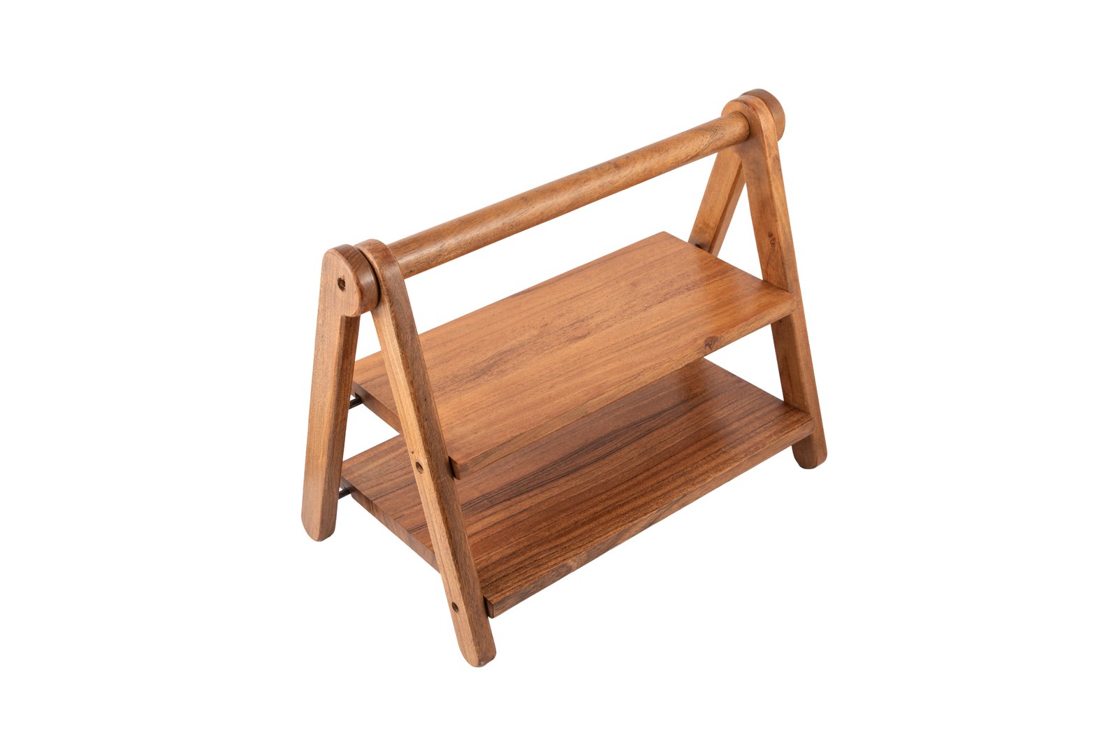 Timber Trust Acacia Wood Foldable Kitchen Rack