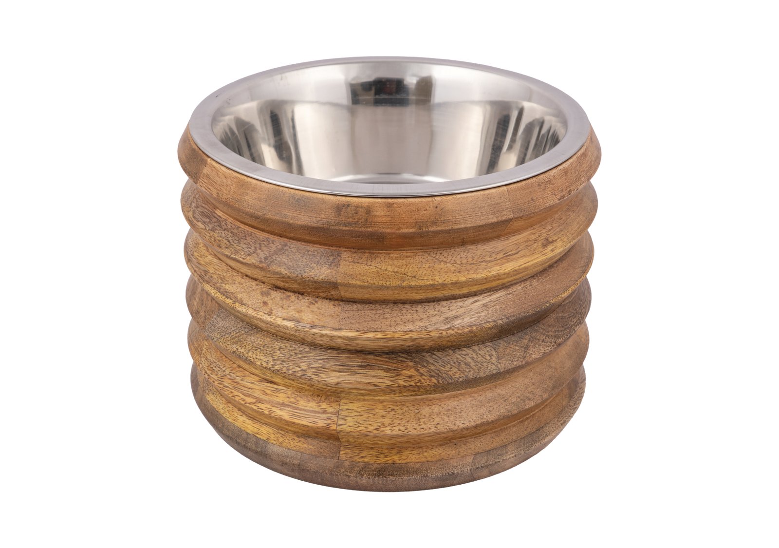 Timber Trust Elevated Wooden Dog Bowl Stand