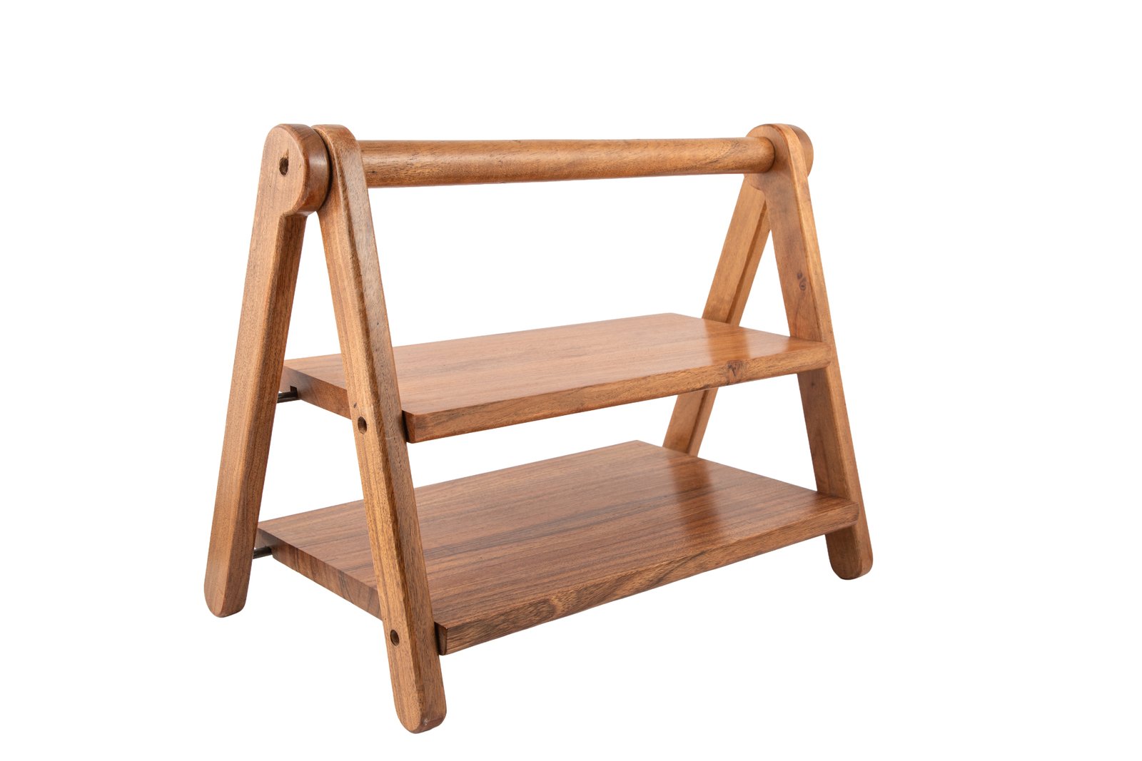 Timber Trust Acacia Wood Foldable Kitchen Rack