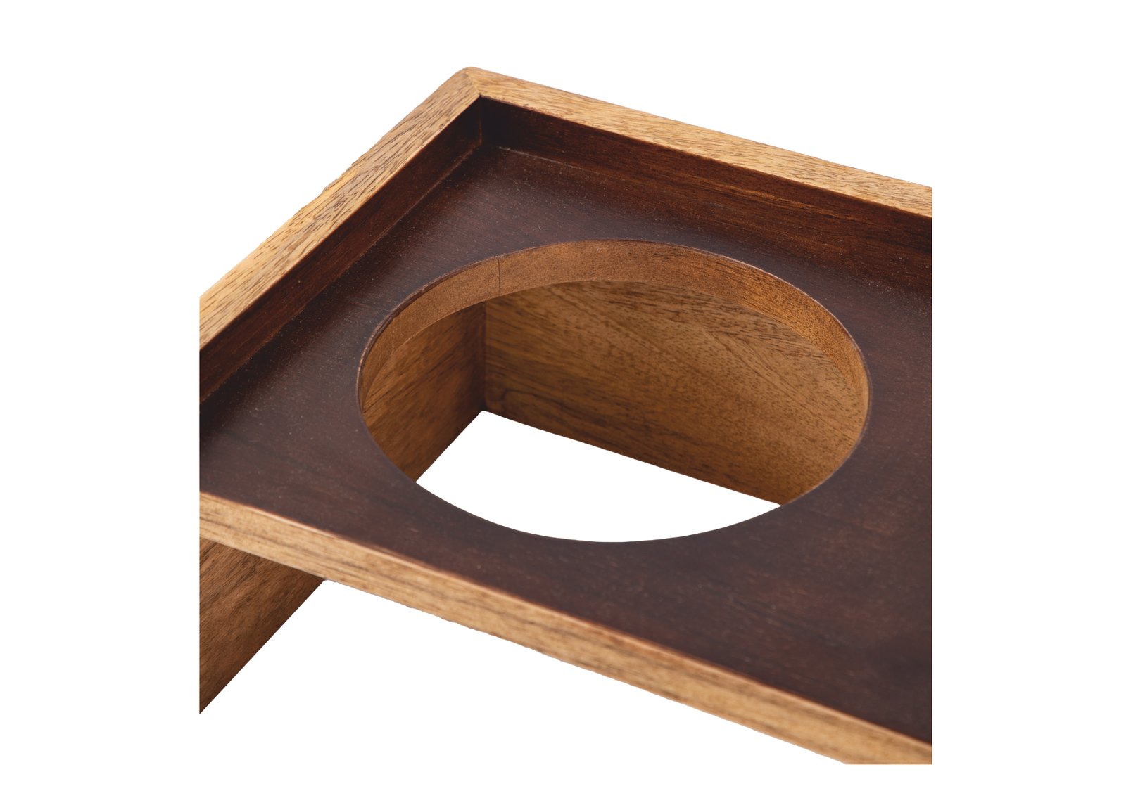 Timber Trust Elevated Wooden Dog Bowl Stand